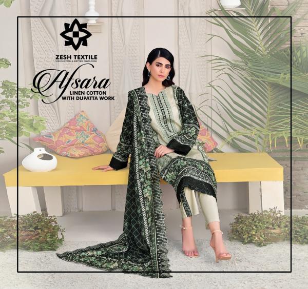 Zesh AFsara – Dress Material